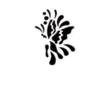 Eulenspiegel - Butterfly Plantilla de pintura facial (109021)