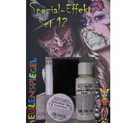 Eulenspiegel Juego de 12 brochas de maquillaje para Halloween.