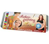 Eulenspiegel - Paleta de maquillaje profesional Aqua Chakra Painting | 12 colores, Paleta metálica con pinturas de maquillaje al agua, 3 esponjas, 2 pinceles e instrucciones, para Carnaval