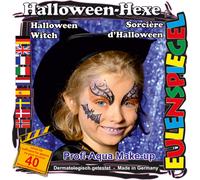 Eulenspiegel Set De Maquillaje Halloween Bruja, 1 Pincel, 4 x 3,5 ml