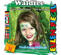 Eulenspiegel Set Tema Bosque, Kit de Maquillaje Con Schmink-Anleitung Y 1 Pincel