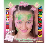 Eulenspiegel Set Tema Elfa , Kit de Maquillaje Con Schmink-Anleitung Y 1 Pincel