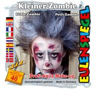 Eulenspiegel Set Tema Pequeño Zombie, Schmink-Set Con Schminkanleitung 1 Pincel