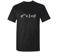 Euler's Identity Equation T Shirt Science Maths Physics Black L
