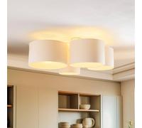 Euluna Lodge plafón, 4 luces, beige