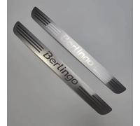 EULVGG 2 Piezas Protector Umbral de Coche para Citroen Berlingo B9 MK2 2008-2025, Accesorios Coche Acero Inoxidable Decoración para Estribos de Coche