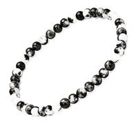 EUMENIDES Tobillera elástica con cuentas de cuerda para mujer, tobillera de piedras preciosas de ojo de tigre, 4/6 mm, 9.45 pulgadas, libera la ansiedad, talla única, Piedra preciosa ojo de tigre,