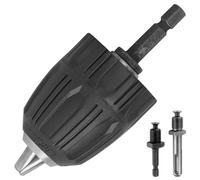 Eumtenr Portabrocas de repuesto múltiple sin llave, portabrocas de mano unidireccional sin llave 1/2-20UNF montaje de 1 ~ 13 mm, autoapriete para múltiples propósitos, herramienta de portabrocas de