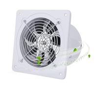 EUNEWR Ventilador extractor de tubo de 100 mm de diámetro, ventilador de baño con válvula de retorno, 140 m³/h, 25 W, ventilador axial silencioso, para casa, baño, cocina, garaje (blanco)