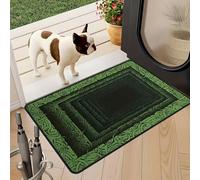 EUnicamaikoo Decoración Espeluznante Alfombra de Entrada Terciopelo Cristal Ilusión Trampa 3D Antideslizante Duradero Antimanchas Alfombra de Piso