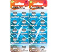 Eunicell 20 x AG13 sin mercurio LR44 G13 A76 GP76A 357 SR44W (2 blísteres con 10 pilas)
