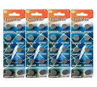 Eunicell 40 x AG13 sin mercurio LR44 G13 A76 GP76A 357 SR44W (4 blísteres con 10 pilas)