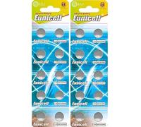 20 x AG12 1,5 V sin mercurio 100 mAh (2 blístercard de 10 pilas) LR43 186 desechables