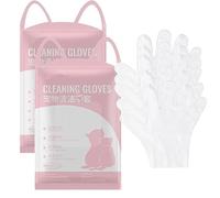 Eunmsi Howls Your Day - Guantes de limpieza para perros y gatos, guantes desechables sin agua para perros y gatos, suministros para mascotas para el cuidado diario y viajes (2 cajas)