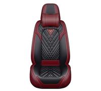 Eunncu Juego Completo de Fundas para Asientos de Coche Universales | Compatible con Airbag Lateral | Fundas Asientos Coche Delanteros y Traseros | Se Adapta a la Mayoría de los Automóvil,Negro Burdeos