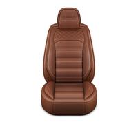 Eunncu Juego Completo de Fundas para Asientos de Coche Universales | Compatible con Airbag Lateral | Fundas Asientos Coche Delanteros y Traseros | Se Adapta a la Mayoría de los Automóvil, Café