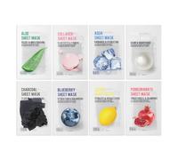 EUNYUL [Paquete de 40] Purity Sheet Mask Pack 8 tipos x 5 juegos