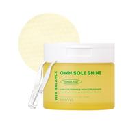 EUNYUL Vita Balance Own Sole Shine Toner Pad - 70 Almohadillas (6.43 fl. oz.) - Almohadillas Tónicas con Vitamina C