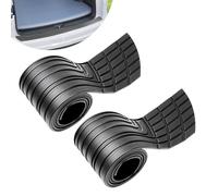 eupdd 2 Piezas Protector Parachoques Trasero, Protectores Paragolpes Coche de Goma Antiarañazos, Protección de Borde para Carga y Descarga de Maletero para Coches, SUV