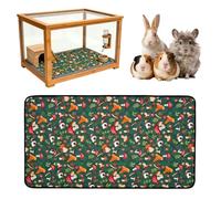 eupdd Forro para Jaula De Cobayas: 60x120cm Forro Absorbente Lavable, Poliéster, Ideal para Conejos, Hámsters Y Chinchillas En Jaulas De Descanso O Zona De Juego