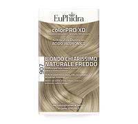 Euphidra - ColorPro XD 907, rubio muy claro natural frío, deja el cabello suave, protegido y brillante, coloración permanente con ácido hialurónico,
