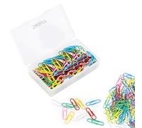 Eupneicu Clip De Papel, Caja De 280 Clips Colores Surtidos, Tamaño 28 Mm, Para Oficina Y Organización De Documentos Personales