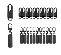 Eupneicu Cremallera De Repuesto Tirador [ 24 Piezas ], Tirador Cremallera Lengüeta, Lengüetas De Tirador Cremallera Desmontables Para Equipaje, Chaquetas, Mochilas Ropa