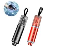 Eupneicu Martillo De Emergencia Coche, 2 En 1 Rompe Cristales Coche, Rompe Cristales Y Cinturones para Herramienta De Rescate De Emergencia Esencial para Coches Y Autobuses [Negro+Rojo]