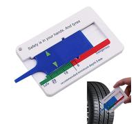 Eupneicu Medidor De Profundidad De La Banda De Rodadura Del Neumático Rango 0-20mm, Medidor De Profundidad De Neumáticos, Profundidad Ajustable De La Banda De Rodadura Para Motocicleta Y Automóvil