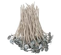 EUPNHY Mechas de la serie CD para velas de soja - 100 unidades CD 26 6 pulgadas pretabbed algodón y mechas de papel para hacer velas