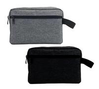 EUPSIIU 2 Piezas Neceser Hombre Impermeable, Personalizado, Mujer, Bolsa de Afeitado Resistente al Agua, para Viaje y Negocios