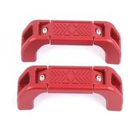 EUQIXMR Manija puerta interior Embellecedor Manija Puerta Interior Para Para Defender 90 110 2004-2018(Estilo C rojo)