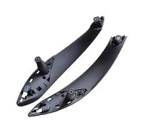 EUQIXMR Manija puerta interior Para Serie 3 F30 316d 318d F31 320i 325d 2011-2019 Manija Panel Puertas Interiores Cubierta Embellecedora Tirar 51417279311(Black-2-Rear)