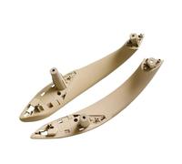 EUQIXMR Manija puerta interior Para Serie 3 F30 316d 318d F31 320i 325d 2011-2019 Manija Panel Puertas Interiores Cubierta Embellecedora Tirar 51417279311(Beige-2-Rear)