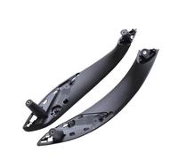 EUQIXMR Manija puerta interior Para Serie 3 F30 316d 318d F31 320i 325d 2011-2019 Manija Panel Puertas Interiores Cubierta Embellecedora Tirar 51417279311(Black-2-Front)