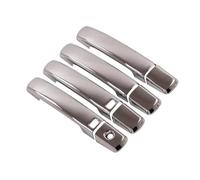 EUQIXMR Para Qashqai J10 2007 2008 2009 2010 2011 2012 2013 Pegatinas Cubierta Manija Puerta Manijas puertas exteriores automóviles(2 buttons handle)
