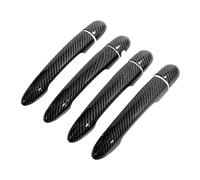 EUQIXMR Pegatinas Protectoras Cubierta Manija Puerta Exterior Para Renault Para Euro Para Clio Para Lutecia 3 MK3 2005-2012 Manijas puertas exteriores automóviles(Manija 4 Puertas)