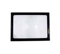 EUQKKWLOY Lupa de Escritorio, Lupa de Lectura LED de 3 aumentos para Anciano, Lupa para Colgar en el Pecho con Lente Grande A4, Libro de Lectura Rectangular de página Completa con Lupa.