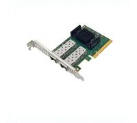 Euqvos 25GbE Dual Port SFP28 Ethernet Adapter Card, for Mellanox ConnectX-6 LX SmartNIC, PCIe 4.0 x8, RoCE, Support Windows/Windows Server/Linux