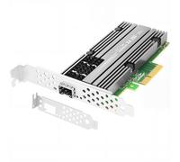 Euqvos for Mellanox ConnectX4 25Gb Adaptador de Servidor Ethernet, PCIe 3.0 X4, 1*SFP28 Port, RDMA, 25/10 / 1 Gbps, 25Gigabit Nic Support Windows Server/Windows/Ubuntu/Linux