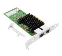 Euqvos PCIe Ethernet Network Card for Intel X710-T2L X710-AT2 Chipset PCIe 3.0 X8 10Gb Dual Port RJ45 LAN Card Support Windows Server/Windows/Linux/VMware/ESX