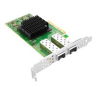 Euqvos PCIe Ethernet Network Card for Mellanox MCX4121A-ACAT ConnectX4 LX Chipset PCIe 3.0 X8 25Gb Dual Port SFP28 LAN Card Support Windows Server/Windows/Linux/VMware/ESX