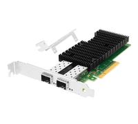 Euqvos PCIe Tarjeta de Red Ethernet para Intel XXV710-DA2 XXV710BM2 Chipset PCIe 3.0 X8 25Gb Dual Port SFP28 LAN Tarjeta Compatible con Windows Server/Windows/Linux/VMware/ESX