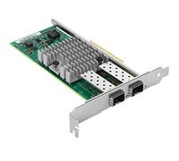 Euqvos Tarjeta de Red de 10gbe para Intel X520-DA2 / X520-SR2 82599ES Chip, PCI Express 2.0 X8 Puertos SFP + duales 10Gigabit (Nic) for Windows Server, Windows Vista, Linux, Freebsd, VMware ESX/ESXi