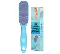 Euqvunn lima de pies de Vidrio Nano, Lima de Callo [mango extendido], Lima para Pies de Vidrio Nano Profesional, Exfoliante de Pies para Piel Dura, para Hombres y Mujeres