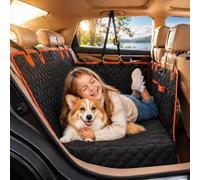 Euqvunn Manta para Perro de Auto (131.8 * 62.99 cm), [Tamaño Ancho & Clip Metálico] Protector de Maletero, Asiento Impermeable para Perro, Hamaca Universal para Todos los Autos y SUVs