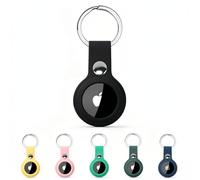 Euqvunn Pack 6 Porta AirTag Funda Silicona Protectora con Aro Llavero Resistente para Llaves Bolsos Equipaje Collar Perro Gato Multicolor