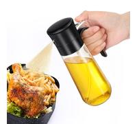 Euqvunn Pulverizador Aceite Spray, Spray Aceite Cocina [Nebulización Fina y Filtro Antibloqueo] Aceite Spray Cocina Freidora Aire, Barbacoa, Horno, Aceite/Vinagre/Salsa, 280ml