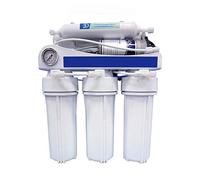 EUR-50 BP. Equipo de Osmosis Inversa de 5 Etapas con Bomba, para uso doméstico. Incluye filtro, membrana y postfiltro. Obtenga agua de mineralización débil y con un ultra bajo rechazo. Bbagua.