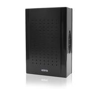 EURA DB-23A3 - Tirador mecánico de Doble Sonido para Puerta (230 V/50 Hz, 70 dB, Color Negro)